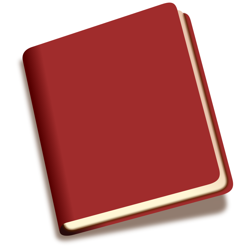 a red book, not moving